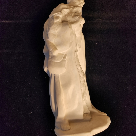 Unpainted Ceramic 10 3/4" Shepherd Praying Nativity Piece - Picture 10 of 10